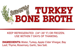 Turkey Savory Bone Broth (NEW PRODUCT!)