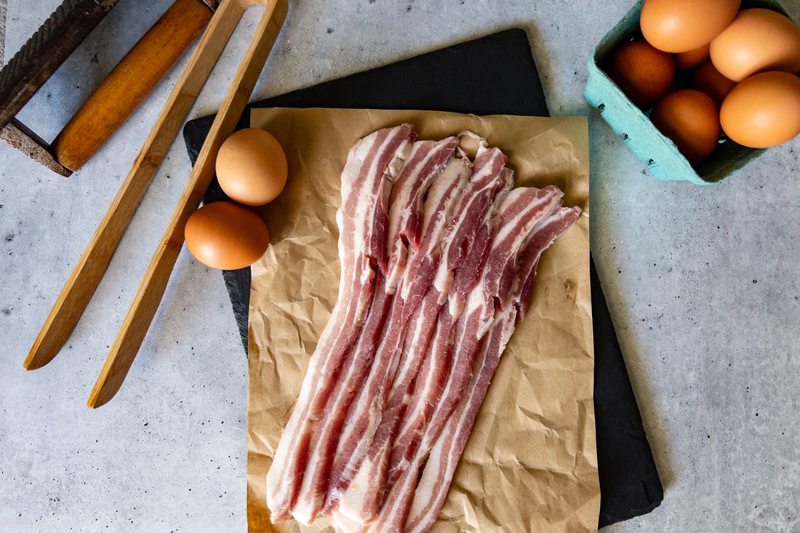 (GalSafe®) Pork Bacon (uncured, no seasoning)