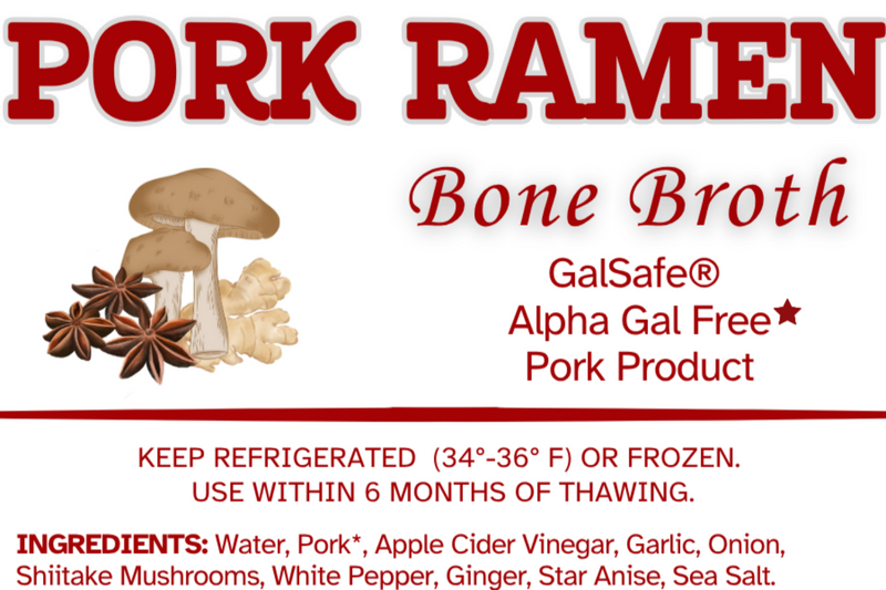 (GalSafe®) Pork Ramen Bone Broth (NEW PRODUCT!)
