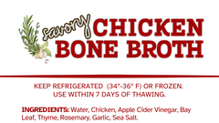 Chicken Savory Bone Broth